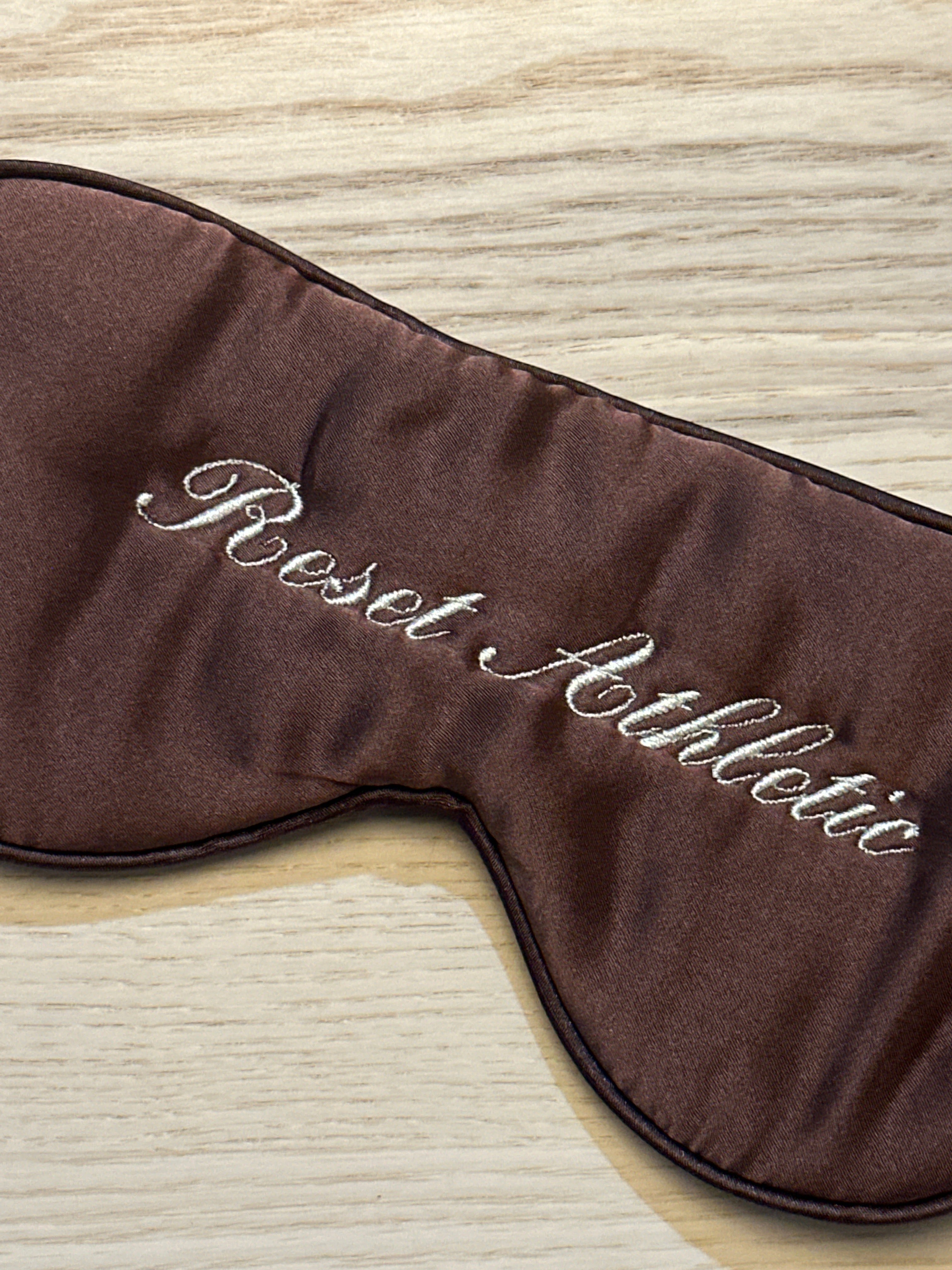 Reset Silk Eye Mask - Chocolate
