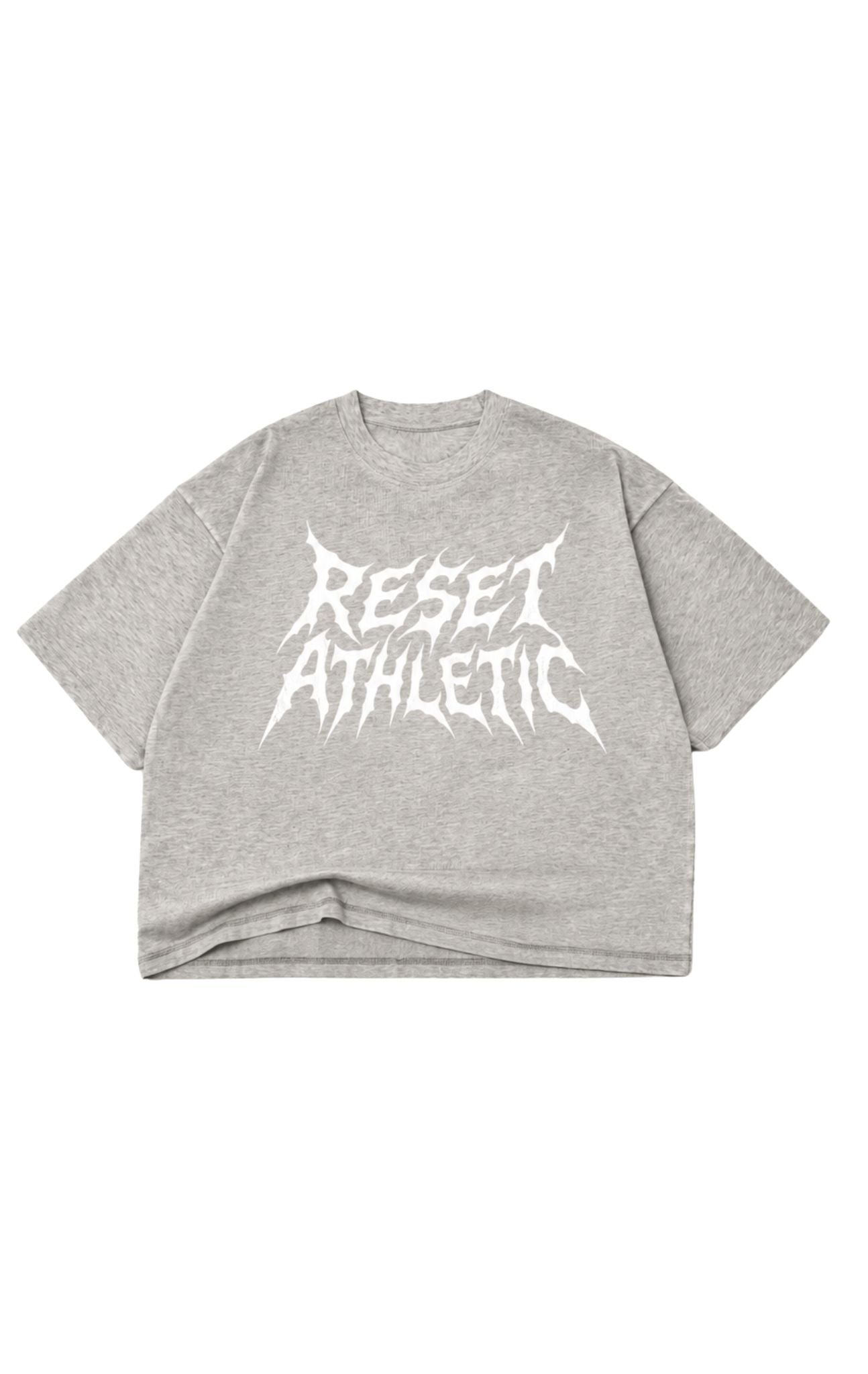 Reset Crop Band Tee - Ash