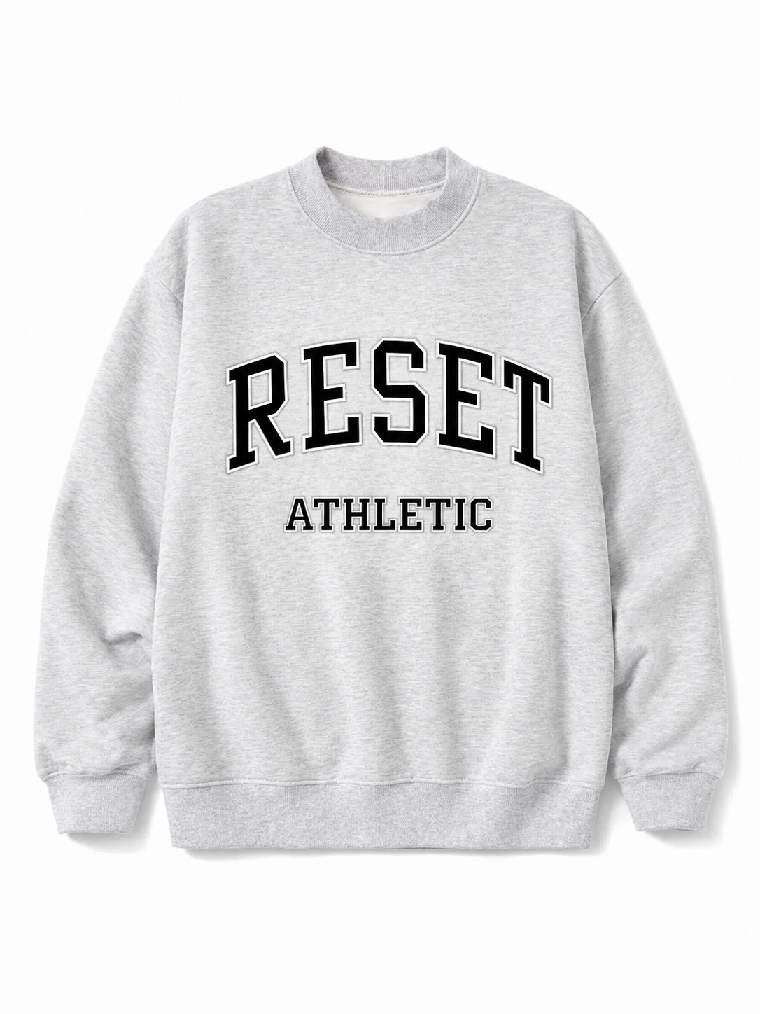 Reset Heathered Mock Neck Sweatshirt