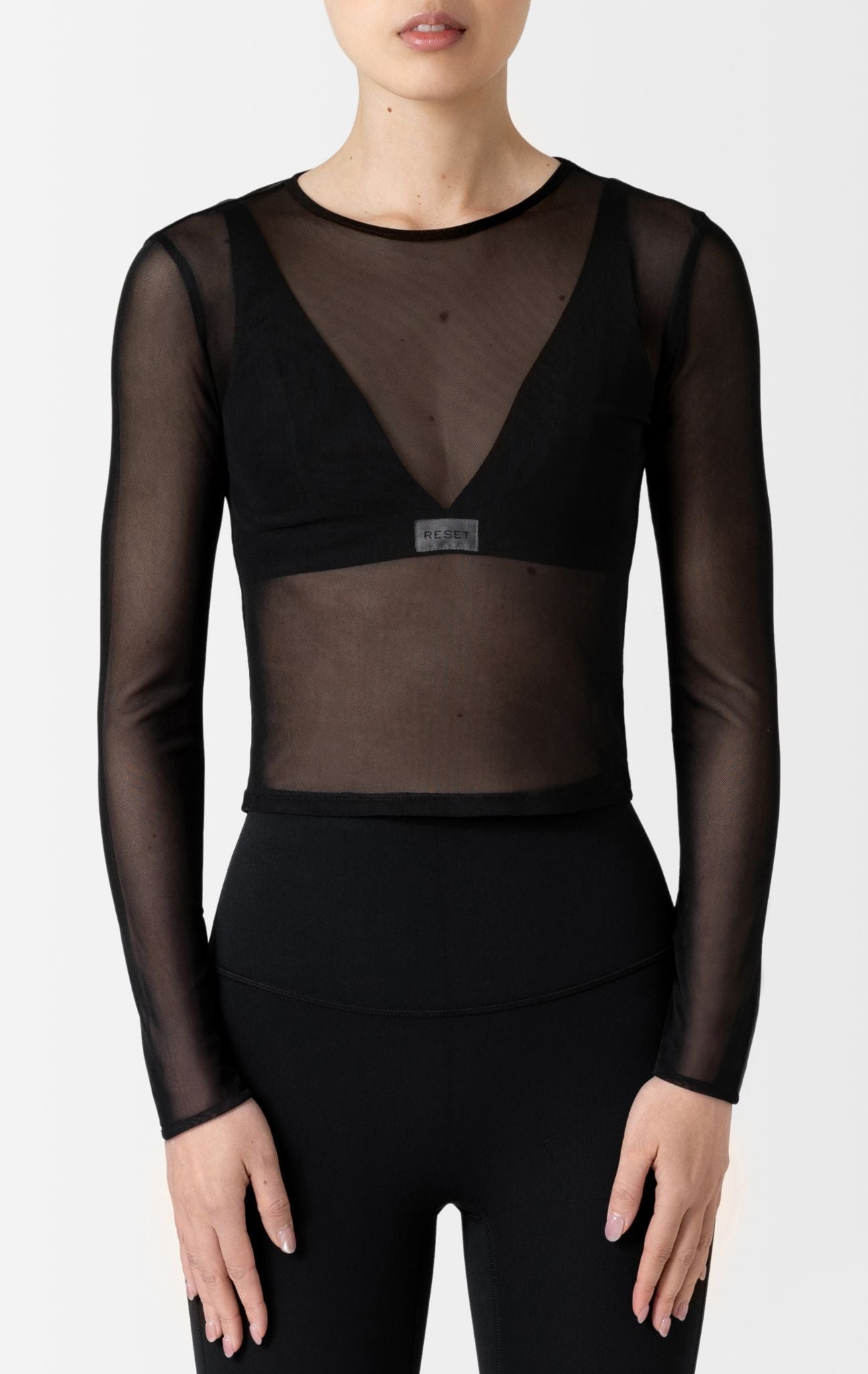 Amanda Mesh Crop Top