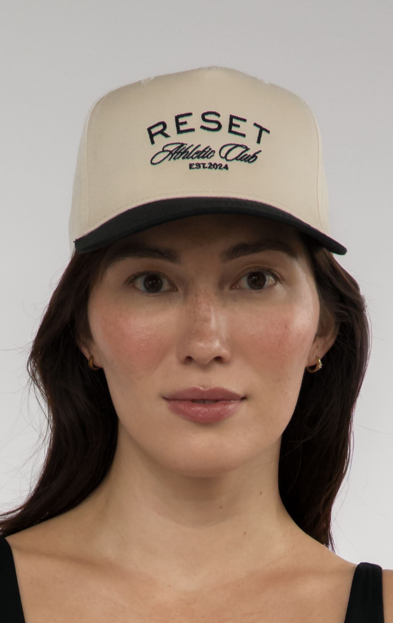 5 Panel Hat Black/Natural