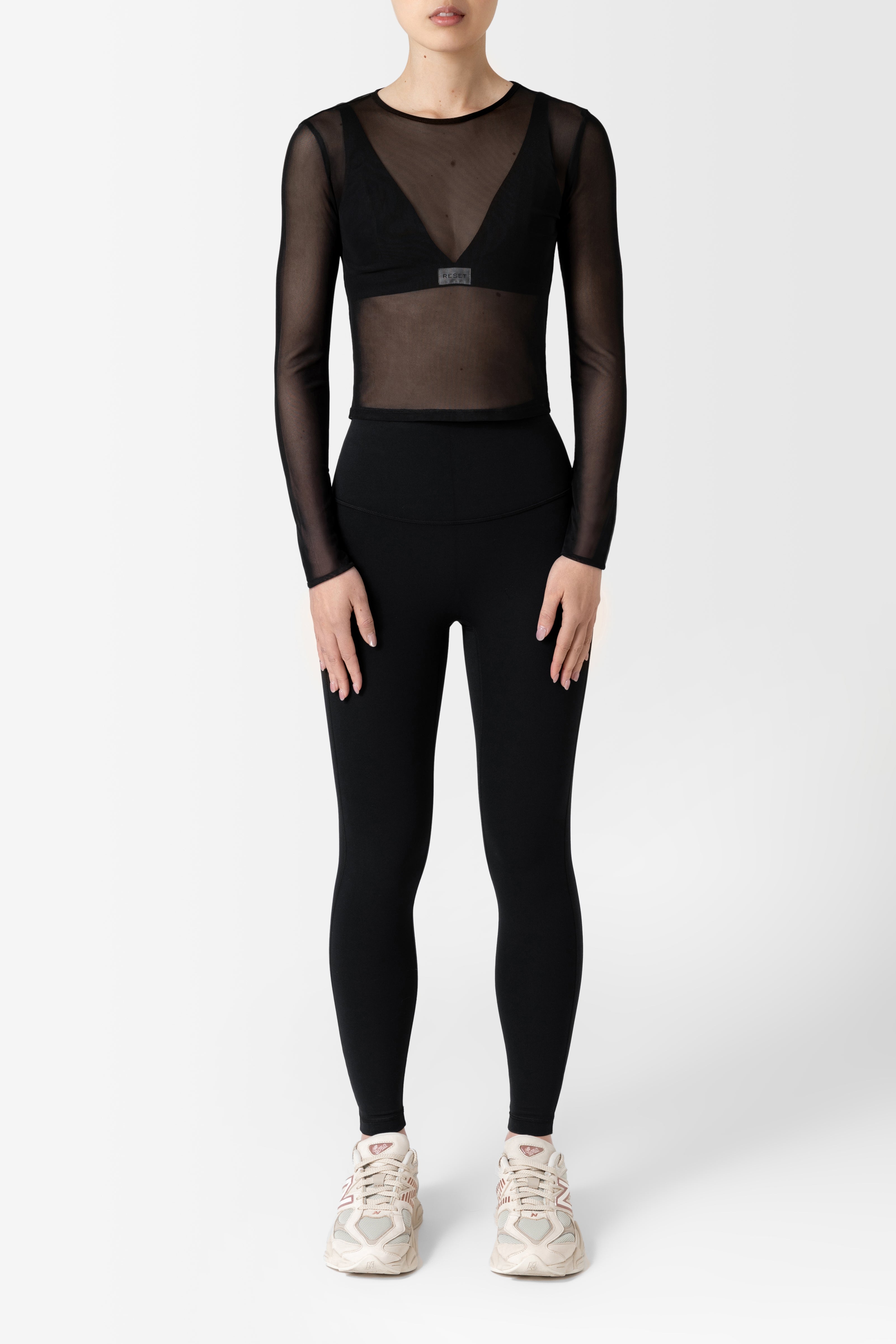 Amanda Mesh Crop Top