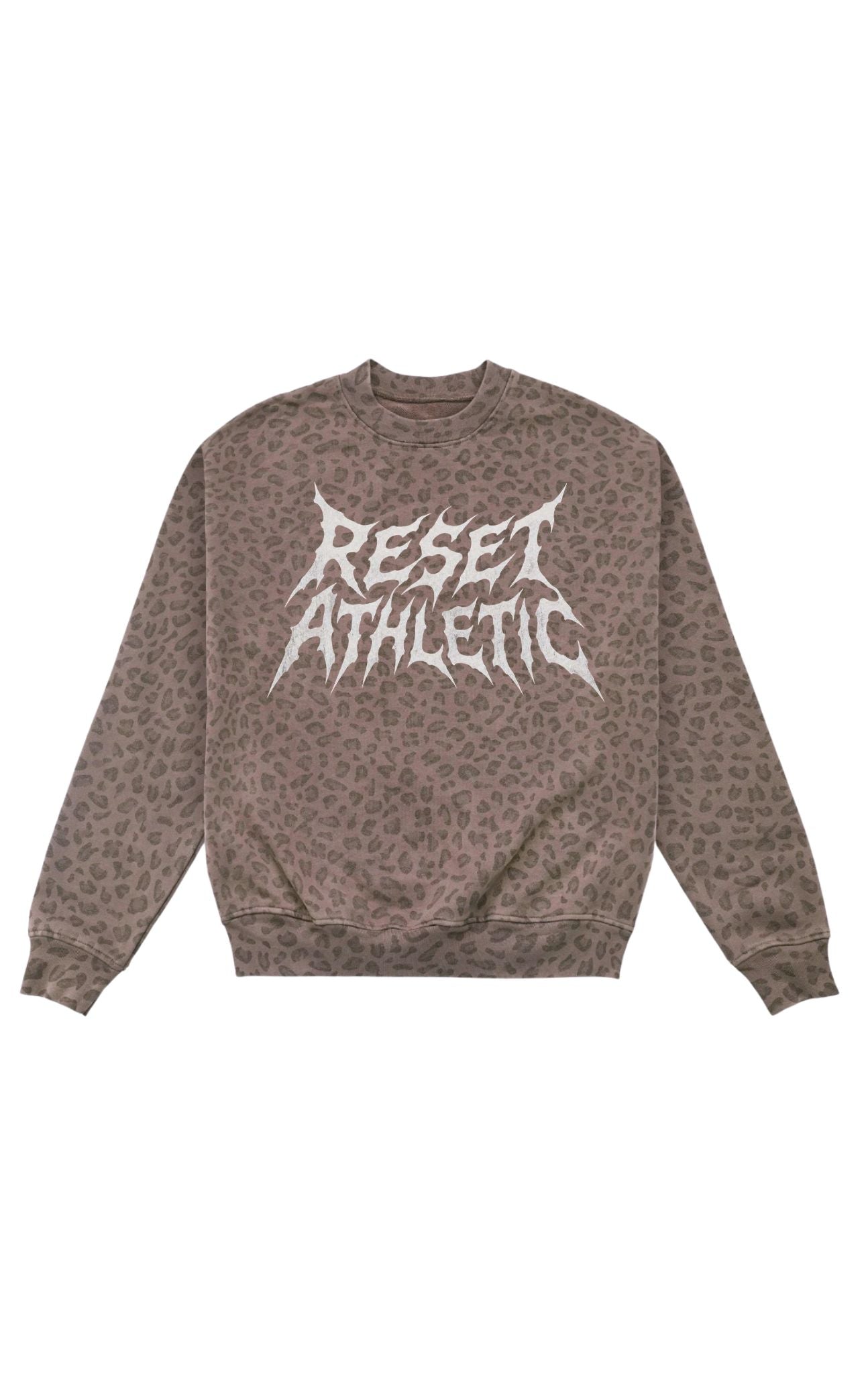 Reset Band Crewneck Sweatshirt - Leopard