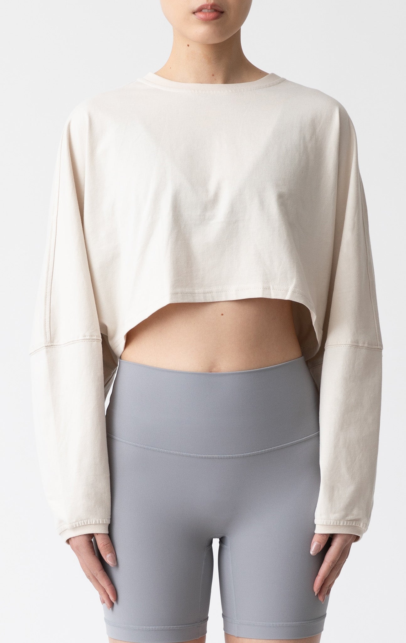 Xandra Crop Long Sleeve Tee