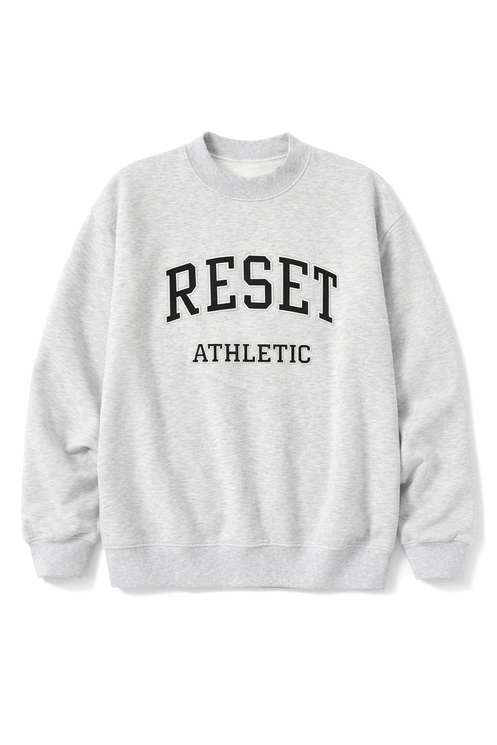 Reset Heathered Mock Neck Sweatshirt