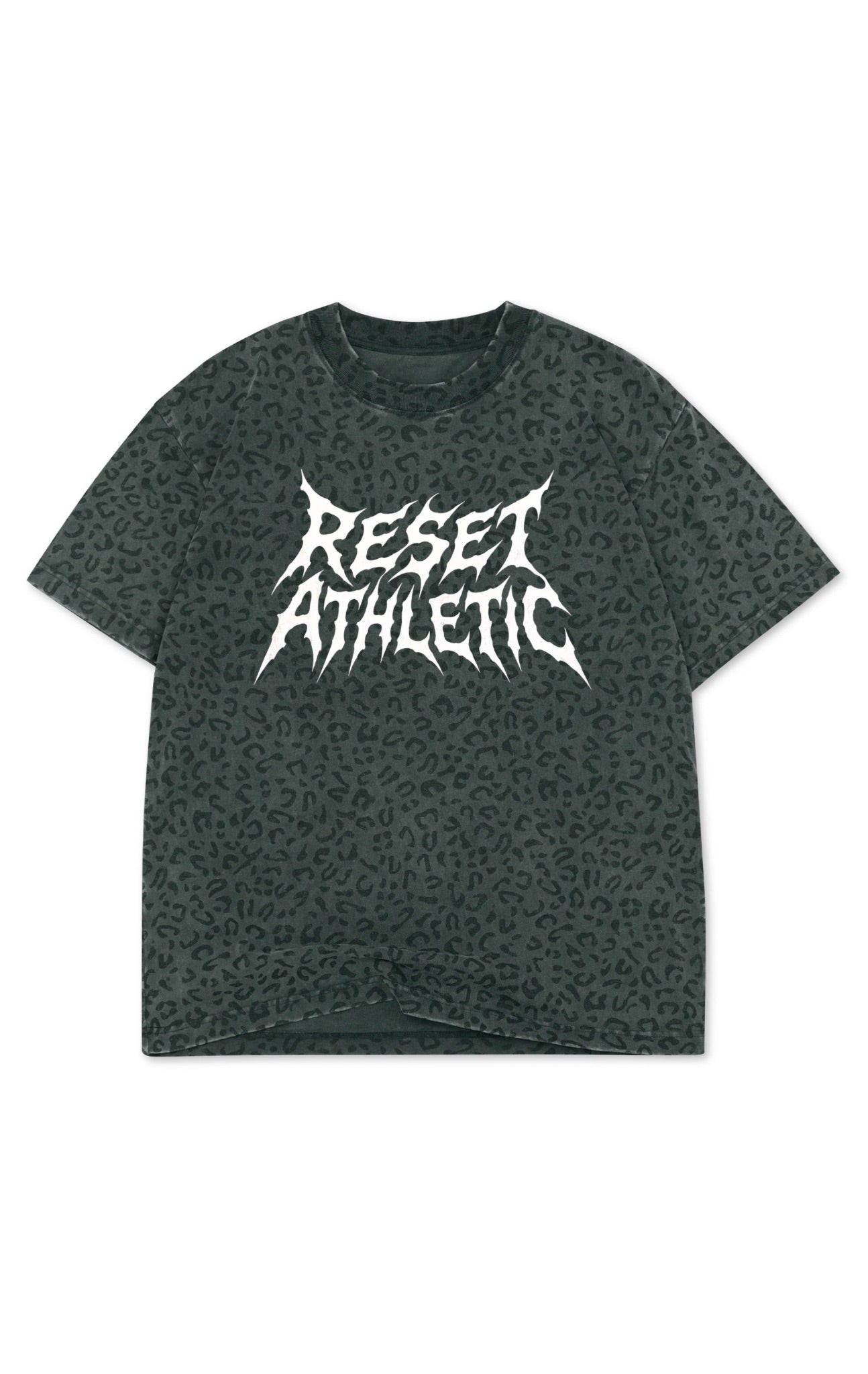 Reset Band Tee - Black Leopard