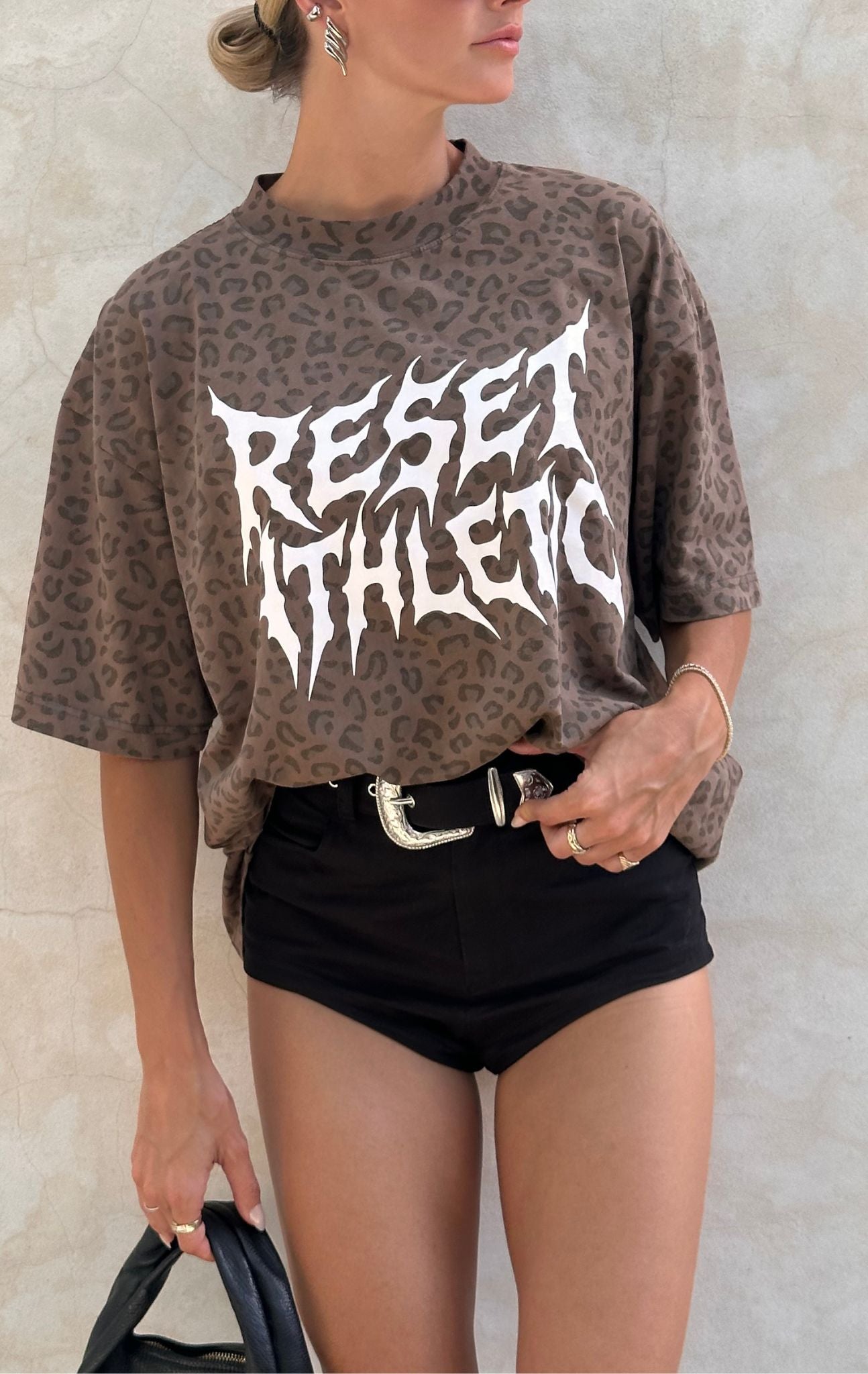 PREORDER Reset Band Tee - Leopard