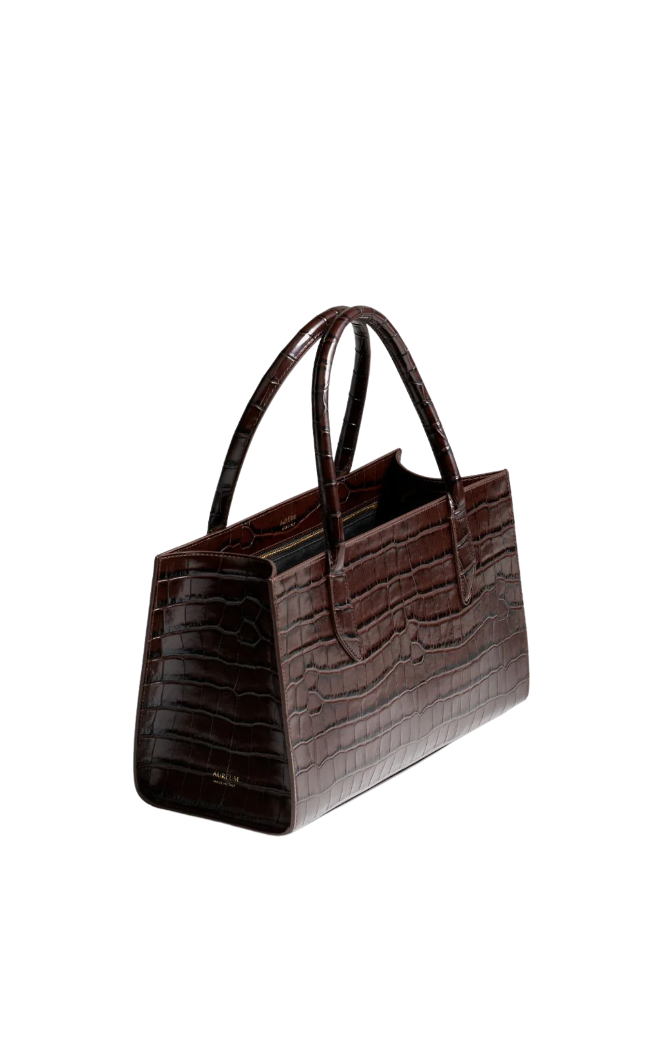 Vittoria Everyday Bag in Espresso/Croc