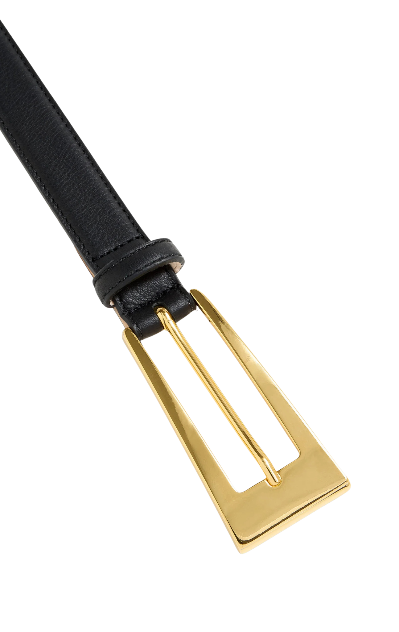 No. 10 Belt in Black/Gold